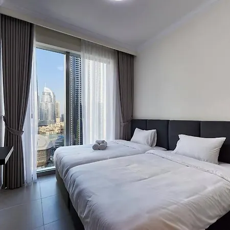 Tick - 4Br Burj Khalifa Fountain Views Forte 1 Dubaï Extérieur photo